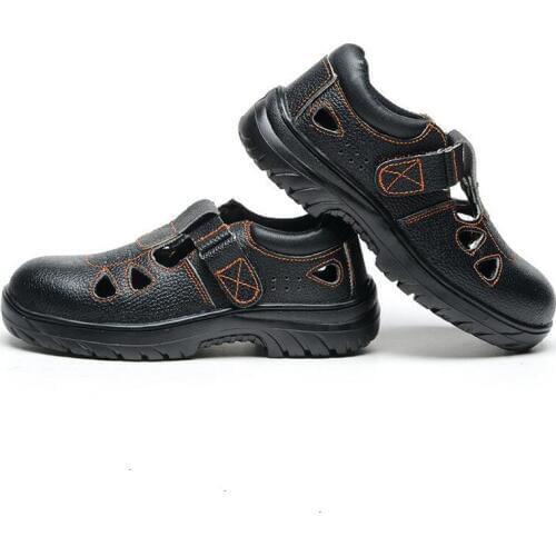 Safety Shoes Hats Steel Toes Summer Breathable Safety Shoes Men Work Shoes Waterproof And Wear-resistant Anti-smashing YXZ008