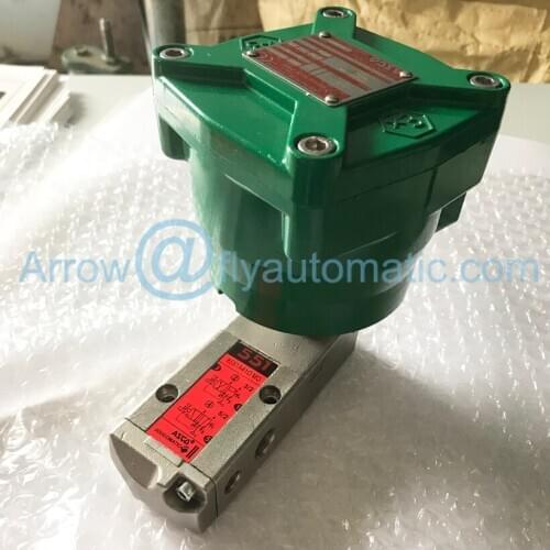 ASCO 8551A410 NF8551A410 1/4" Pilot operated Green Stainless Steel Explosion Proof Solenoid valve