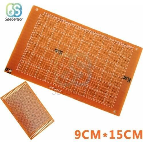 10Pcs Single Side DIY Prototype Paper PCB Universal Experiment Matrix Circuit Board 9X15cm 90x150mm 2.54mm