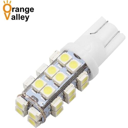 50Pcs High Quality Wholesale T10 28 Smd Led 1210 1210 28Smd 28Led Car 168 194 W5W White Auto Car Wedge Light Bulb Lamp 12V