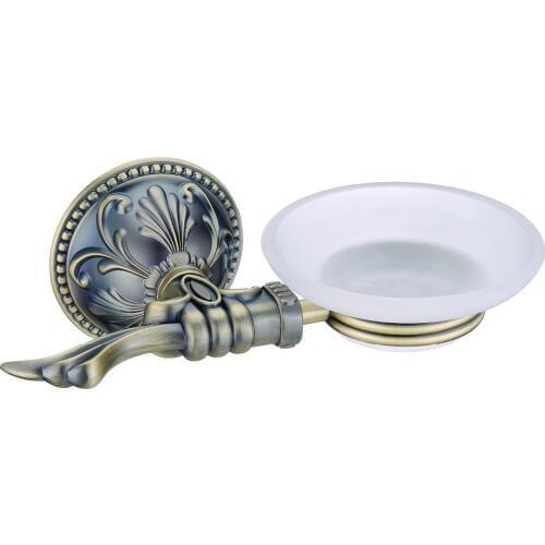 FREE SHIPPING new design antique brass FLOWER SOAP DISH HOLDER
