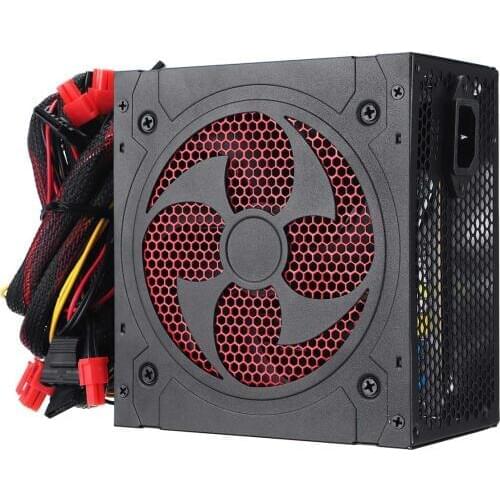 Black 1000W Power Supply PFC Silent Fan ATX 20pin 12V PC Computer SATA Gaming PC Power Supply For Intel AMD Computer