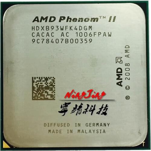 AMD Phenom II X4 B93 2.8 GHz Quad-Core CPU Processor HDXB93WFK4DGM Socket AM3b93