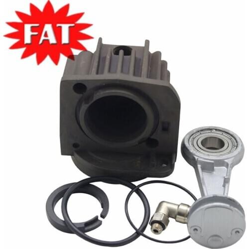 Air Compressor Pump Cylinder + Piston Rod + Piston Ring + Air Valve For Volkswagen Touareg For Cayenne 7L0698007D 7L8616006D
