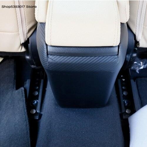 For Honda Civic 10th 2021 2020 2019 Car Leather Rear Air Conditioner Outlet Panel Armrest Box Anti-kick Pad Mat 2018 2017 2016