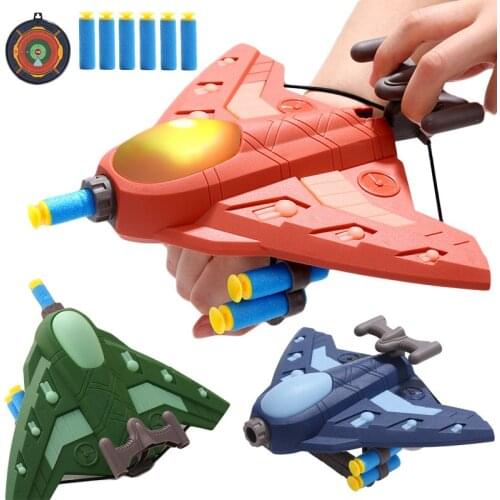 Soft Bullet Gun Toy Safety Arrow Bow Shooting Game for Kids Home Playing Pistol Children Outdoor Interactive Sport Shotgun