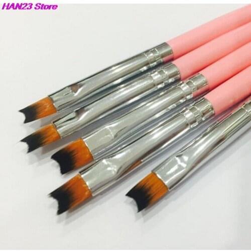 Drawing Painting Manicure Pen Brushes Design Nail Art Makeup Tools Professional Acrylic French Beauty Brush 1 PC