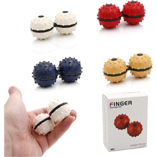 Finger Massage Ball Spinning Top Toy Hand Cervical Spine Leg Massage Decompression Tool