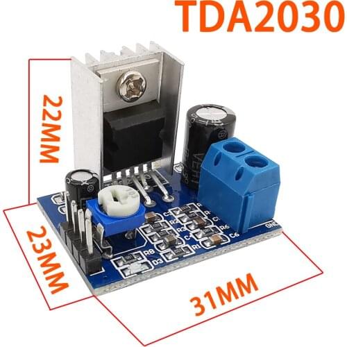 1Piece TDA2030 Module Power Supply 18W 6-12V TDA2030 Audio Mono Amplifier Board Module