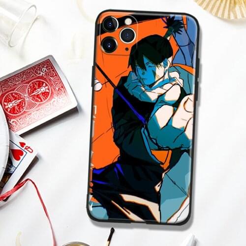Kokichi Muta Jujutsu Kaisen Soft Silicone Glass Phone Case Cover Shell For iPhone SE 6 6s 7 8 Plus X XR XS 11 12 Mini Pro Max