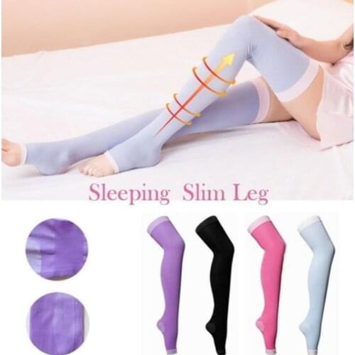 Compression Calf Slimming Stretch Socks Foot Care Tool Tights Varicose Sleeping SLIM Leg Anti Cellulite Shaping Stockings
