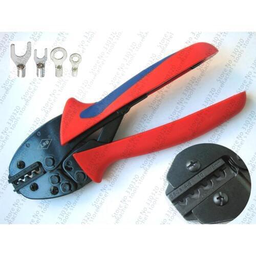 S-0516 crimping tool plier for non-insulated cable lug terminals and connectors 0.5-16mm2