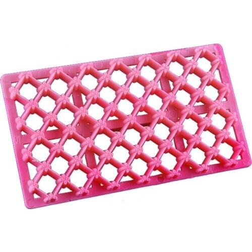 Wedding Flower Fondant Biscuit Silicone Molds Knit Printing Template Kitchen Cookie Mould Baking Cake Embossing Decorating Tools