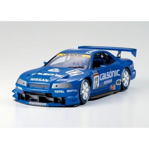 Tamiya 24219 1/24 CALSONIC SKYLINE GT-R(R34) Car Assembly Model Building Kits Hobby Static Toys For Adults Collection DIY