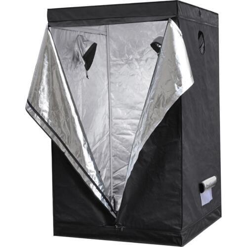 1680D Hydroponics 120x120x200cm(48"x48"x78") Grow Tent Hydro System 100% Reflective Mylar Grow Tent/Box for Plants