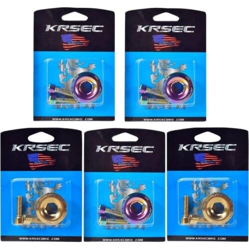 Bicycle Crank Cover Screw Cap M15/M18/M20 MTB Bike Crankset Cover Aluminum Alloy BMX Road Bike Arm Bolt M5TC