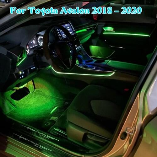 Inter Car Ambient Light For Toyota Avalon 2018 2019 2020 64 Colors Decorate Inter Lamp Touch Control Center Pillar