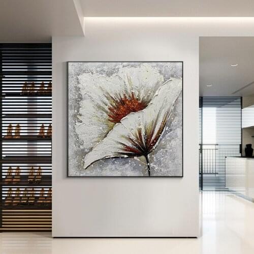 Wall Art 100% Handmade Oil Painting On Canvas art Modern Flowers picture Wall Picture Paintings for Living Room Home Decoration