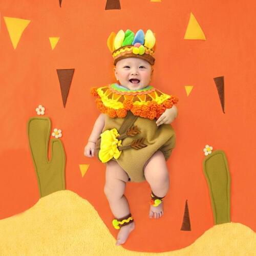 Toddler Cosplay Funny Clothes Infant Girl Boy Photography Props Costume Baby Photo Shoot Clown Outfits Foto shooting Accessories