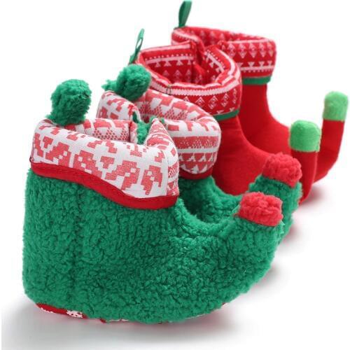 Winter 0-1 years old men and women baby Christmas snow boots soft shoes baby toddler shoes