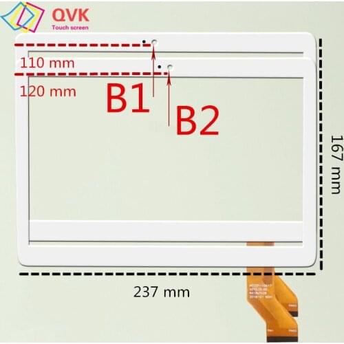 10.1 inch touch screen for Plum Z711 4G Capacitive touch screen panel repair and replacement parts