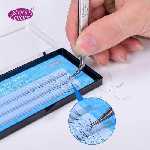 10 boxes/LOT Natrual 0.07mm Super soft Faux Silk Lashes 120 tabs 3D Mink Fake False High Quality Eyelash Cilia Extension