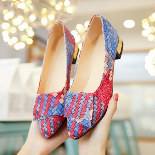 2020 Women Famous Weaving color matching Shoes Soft Shoes Flat Shoes Pretty Shoes Ballerinas Pleats Boots Oxford Shoes U19-68