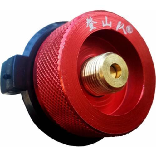 Fire Starter Stove Adapter Auto-off Split Type Furnace Conversion Gas Bottle Converter On For Outdoor Camping Hiking