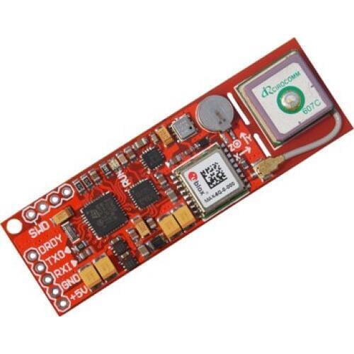 Free shipping Mini INS/GPS inertial navigation AHRS+ublox-MAX-6Q built-in GPS antenna +STM32 control