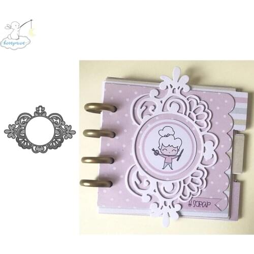 2020 New Arrival Lace Circle Metal Cutting Dies Embossing Scrapbooking Stencil Craft Cut Dies For DIY Card Handmade