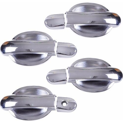 Chrome Door Handle Cover and Cup Bowl combo for Nissan Versa Tiida Latio 2007 2008 2009 2010 2011 2012