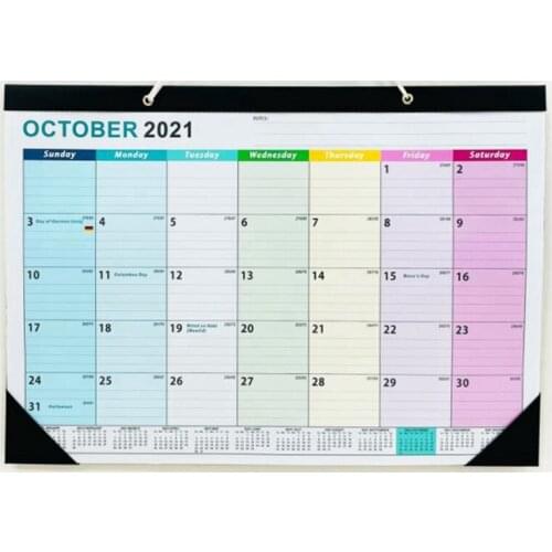 Desktop Calendar Wall Calendar October 2021 April 2023, 18 Months in Total