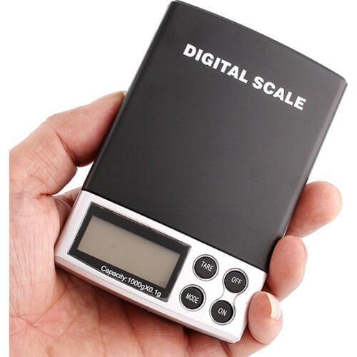 Digital Gem 0.1g X 1000g gram diamond pocket lab scale 1kg backlight LCD display