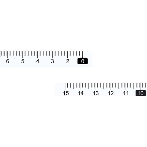 Uxcell Adhesive Backed Tape Measure Right to Left Read Measuring Tapes