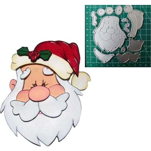 Metal Die Cuts Cartoon Santa Cutting Dies Multipurpose Cut Template Stencils For DIY Photo Album Decorative Embossing Paper Card