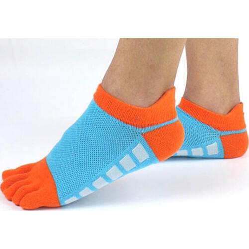 1Pair Summer New Mens Toe Socks Cotton Five Fingers Socks Casual Socks With Toes Ankle Socks 4 Colors