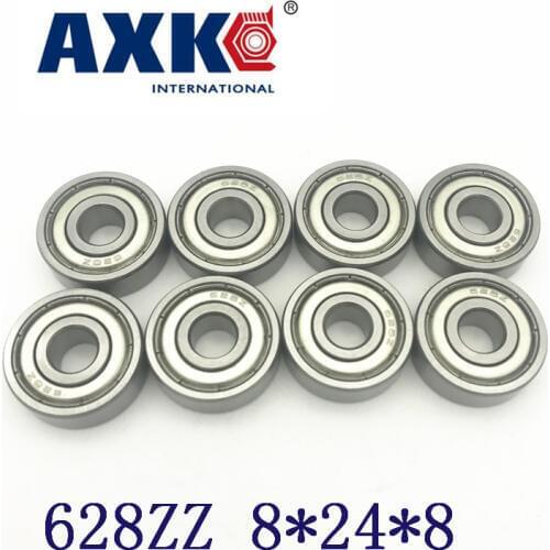 2021 New Rodamientos Rolamentos 10pcs Free Shipping 628zz Abec5 8x24x8mm Miniature Deep Groove Ball Bearing 8*24*8mm 628 Zz