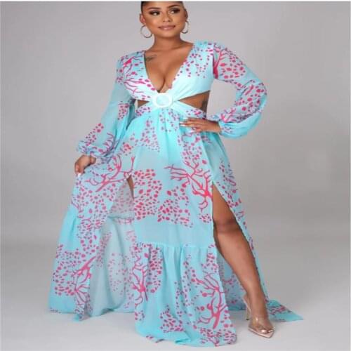 Sexy Women Multiway Wrap Convertible Boho Maxi Club Blue Dress Bandage Long Dress Party Bridesmaids Infinity Robe Longue Femme