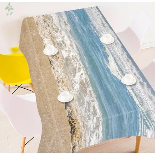 Beach Tablecloth Table Cover Birthday Party Event