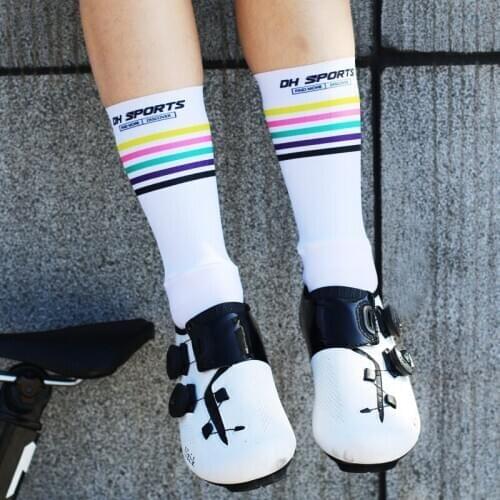 Anti Slip Professional Bike Socks Compression Sport Sock Men Women Bicycle Team Aero Socks Racing Cycling Socks