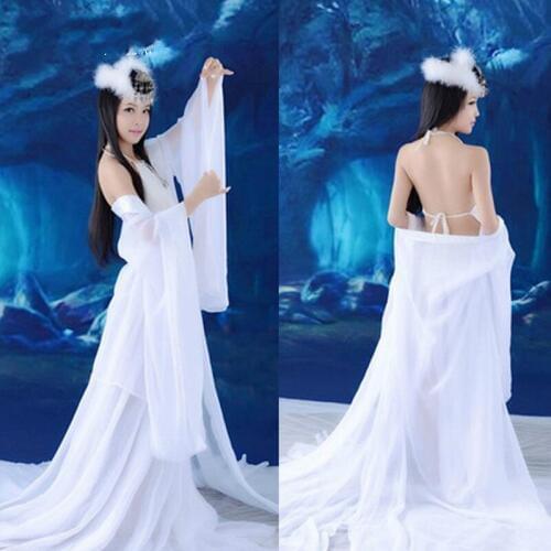 Sexy Dance Dress Suit Costumes Tang Hanfu Chinese Ancient Clothing Fairy Costume Gorgeous Princess Costume Chinese Folk Dance