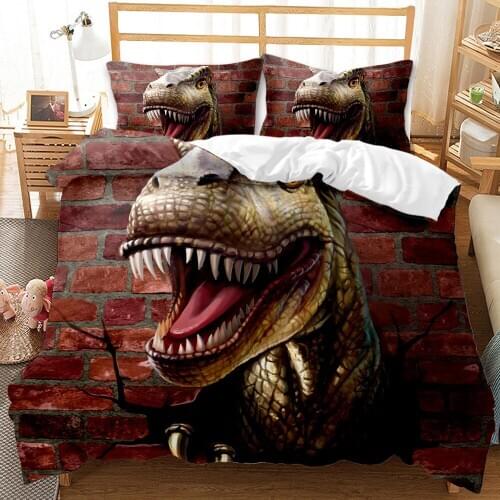 Dinosaur Series Pictures Quilt Cover Pillowcase Family Quilt Cover Quilt Cover Cover Quilt Queen Bedding Set Duvet Cover
