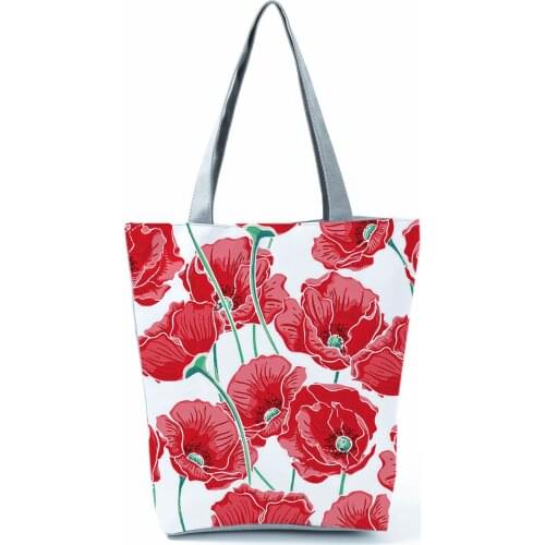 Sloth Printed Handbag Cartoon High Capacity Foldable Outdoor Beach Shoulder Bag Women Eco Reusable Shopping Bag Custom Pattern