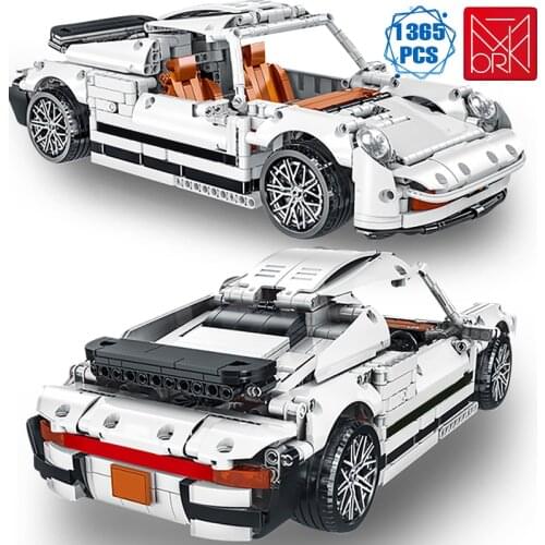 Technical Expert Famous Racing Car Building Blocks Moc Ideas Sports Vehicle Model Bricks Toys for Boys Children Gifts