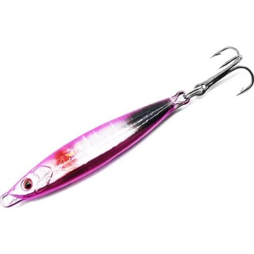 Thritop Squid Metal Jigging Spoon Bait 32G High Quality Artificial Lure Ocean Boat Fishing Bait TP135 Bass Tackles