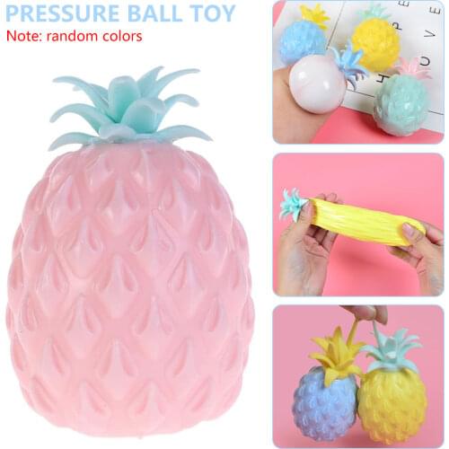 1PC Office Pressure Release Antistress Toy Simulation Flour Pineapple Fidget Toys Stress Balls Decompression Toys For Children