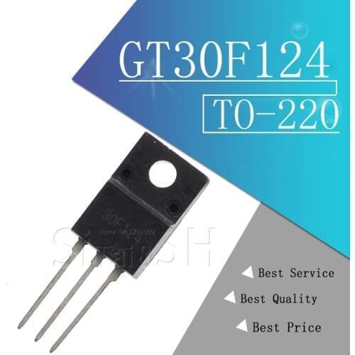 10PCS GT30F124 30F124 TO-220FF New original fast delivery