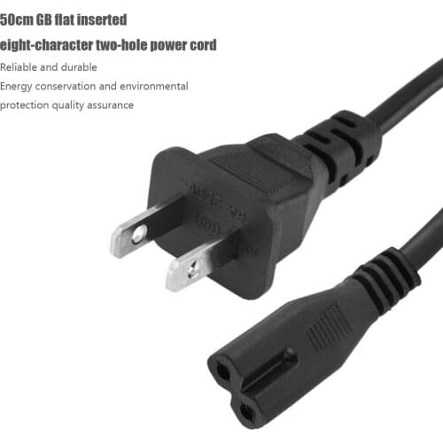 2 Pin Prong US Cable Power Supply Cord Console Cord C7 Cable Figure 8 Power Cable For Samsung Power Supply XBOX PS4 Laptop