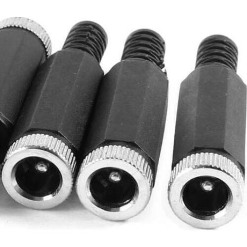 20 Pcs 2.1mm x 5.5mm Female DC Power Socket Jack Connector Adapter