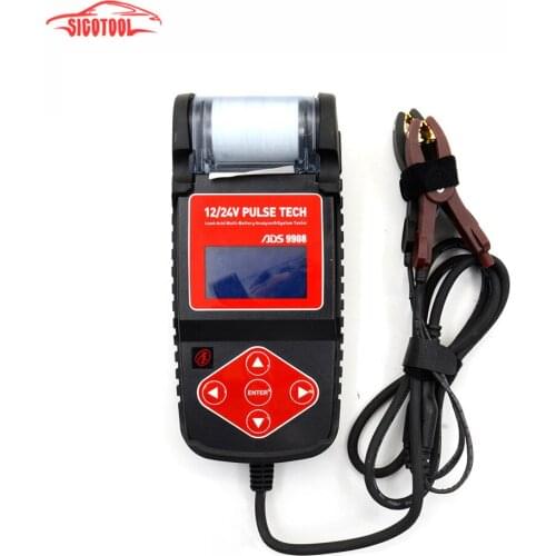 2016 New Arrival Free Shipping ADS9908 Auto Battery Analyzer ADS 9908 Diagnostic Tool ADS9908 Scanner